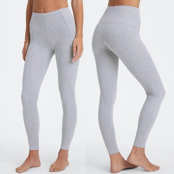 Fabletics Live-In High-Waisted Legging Size Small Classic Grey Heather Ankle - Picture 1 of 10